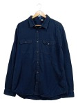 Vorschaubild 1 von Divided Freizeithemd Herren Gr. 52, XL Blau Langarm Baumwolle