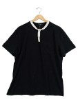 Vorschaubild 1 von T-Shirt Henley Kragen Schwarz mit Brusttasche Gr. 50