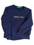 Vorschaubild 1 von United Colors Benetton Pullover Gr. 98 Blau Schriftzug