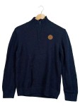 Vorschaubild 1 von Pullover Gr. 158 Dunkelblau Reißverschluss