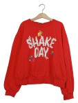 Vorschaubild 1 von United Colors Benetton Sweatshirt Gr. 150 Rot Pailletten