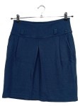 Vorschaubild 1 von Faltenrock Blau Gr. 38 mit Taschen A-Linie