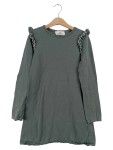 Vorschaubild 1 von Freizeitkleid Gr. 134 grau Rüschen Schultern