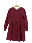 Vorschaubild 1 von Strickkleid Gr. 134 Bordeaux Zopfmuster