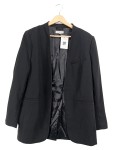 Vorschaubild 1 von Blazer Schwarz Damen Gr. 38 Business Offene Front