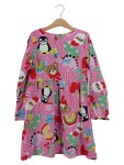 Vorschaubild 1 von Festliches Kleid Gr. 140 Pink Weihnachten Bären Pinguin