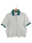 Vorschaubild 1 von Poloshirt Gr. 46 Weiß Grün Casual