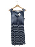 Vorschaubild 1 von Sommerkleid Gr. 36 Streifen Blau Weiß V-Ausschnitt