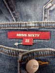 Vorschaubild 3 von High Waist Jeans Blau Knopfleiste Gr. 30