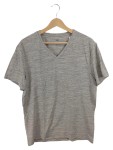 Vorschaubild 1 von Herren T-Shirt V-Ausschnitt Gr. 50 Melange Grau