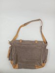 Vorschaubild 2 von Vintage Umhängetasche Messenger Bag Grau 50x32cm