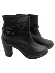 Vorschaubild 1 von Stiefelette Damen Gr. 38 Schwarz Leder