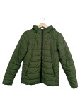 Vorschaubild 1 von Steppjacke Kapuze Grün Gr. 164 Sportlich