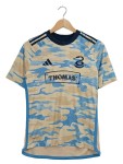 Vorschaubild 1 von Sport Shirt Camouflage Gr. 164 Blau Beige