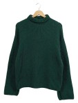 Vorschaubild 1 von Pullover Rollkragen Strickpullover Dunkelgrün Gr. 36