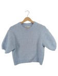 Vorschaubild 1 von Pullover Gr. 36 hellblau meliert Rundhals Strickpullover