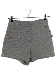 Vorschaubild 1 von Houndstooth Shorts Gr. 38 Kariert Goldknöpfe