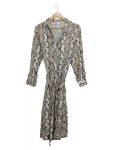 Vorschaubild 1 von Blusenkleid Wickelkleid Schlangenmuster Gr. 38 Viskose