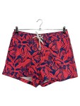 Vorschaubild 1 von Badeshorts Gr. 46 Rot Blumenmuster Ananas