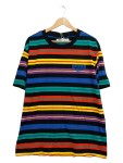Vorschaubild 1 von T-Shirt Herren Gr. 50 bunte Streifen Logo