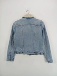 Vorschaubild 2 von Jeansjacke Sherpa Kragen Gr. 34 Blau