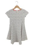 Vorschaubild 1 von festliches Kleid Schleifenmuster Gr. 122 Weiß