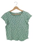 Vorschaubild 1 von T-Shirt Tupfen Gr. 36 Grün Kurzarm Damen