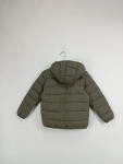 Vorschaubild 2 von Winterjacke Kinder Gr. 104 Oliv Polyamid Uni Praktisch Langarm Alltag