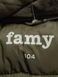 Vorschaubild 3 von Winterjacke Kinder Gr. 104 Oliv Polyamid Uni Praktisch Langarm Alltag