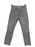 Vorschaubild 1 von Destroyed Jeans Straight Leg Grau Größe 38