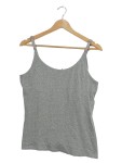 Vorschaubild 1 von Umstandsshirt Gr. 42 grau meliert Rippstrick Trägertop