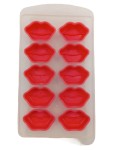 Vorschaubild 1 von Eiswürfelform Lippen Rot 10er