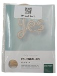 Vorschaubild 1 von Folienballon Yes 59cm Partydeko Beige