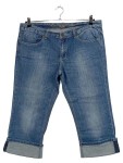 Vorschaubild 1 von Jeans Shorts Damen Gr.42 Blau Cuffed Capri
