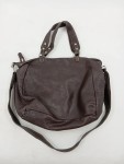 Vorschaubild 2 von Henkeltasche Leder dunkelbraun Schultertasche Damen