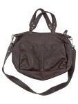 Vorschaubild 1 von Henkeltasche Leder dunkelbraun Schultertasche Damen