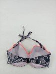 Vorschaubild 2 von Bikini-Oberteil Damen Schwarz Gr. 40/L Polyester Blumenmuster Feminin