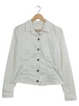 Vorschaubild 1 von Jeansjacke Weiß Damen Gr. 38 Klassisch