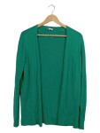 Vorschaubild 1 von Strickjacke Grün Damen Gr. 36 Langarm Offen