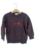 Vorschaubild 1 von Pullover Gr. 116 gestreift rot grau