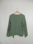 Vorschaubild 2 von Langarmshirt Oliv Damen Gr. 36 mit Tunnelzug