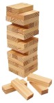 Vorschaubild 2 von Stapelspiel Geschicklichkeit Beige Wackelturm Mini Holz ab 4 Jahre