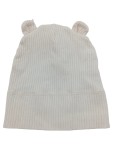 Vorschaubild 1 von Baby Mütze mit Ohren beige Rippstrick Kinder