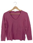 Vorschaubild 1 von Pullover Gr. 40 Pink V-Neck Langarm