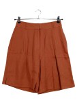 Vorschaubild 1 von Shorts Damen Gr.36 Orange Bundfalten