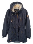 Vorschaubild 1 von Parka Damen Gr. 42 Teddyfell gefüttert Blau