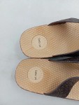 Vorschaubild 3 von Damen Zehentrenner Glitzer Sandalen Gr. 38 Beige