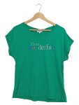 Vorschaubild 1 von T-Shirt Damen Gr. 36 Grün Schriftzug