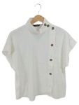 Vorschaubild 1 von Bluse weiß Stehkragen Knöpfe elegant Gr. 38