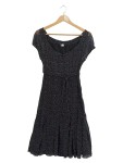 Vorschaubild 1 von Blusenkleid Gr. 34 gepunktet schwarz-weiß